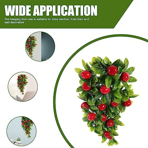 EXCEART Artificial Fruit Vine Hanging Decor