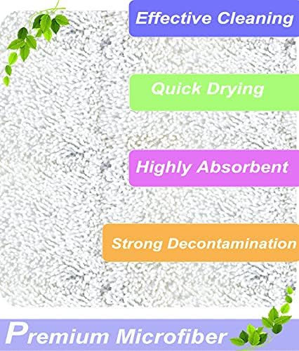 LeFix 2 Pack Washable Steam Mop Pads with Fragrance Discs