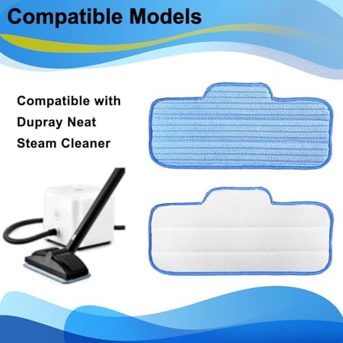10 Pack Replacement Steam Mop Pads for Dupray Neat Steam Cleaner