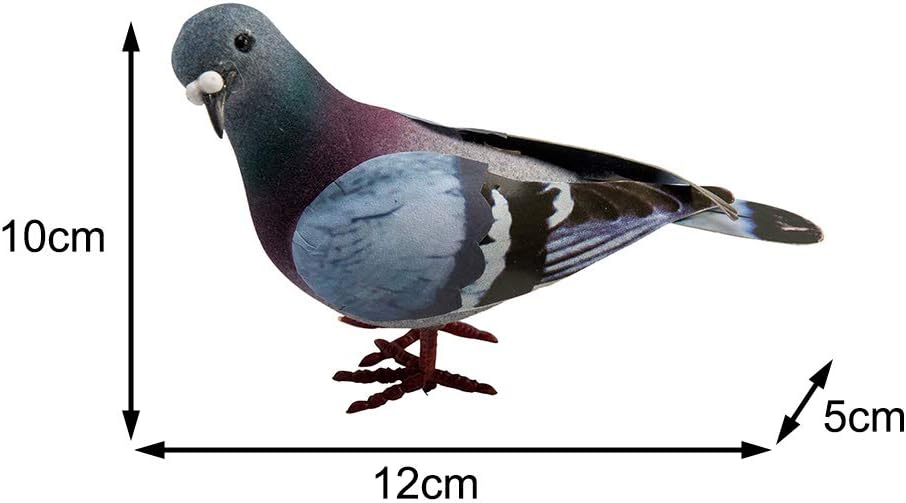 JIANWEI 1pc Simulation Pigeon Artificial Model Decoration