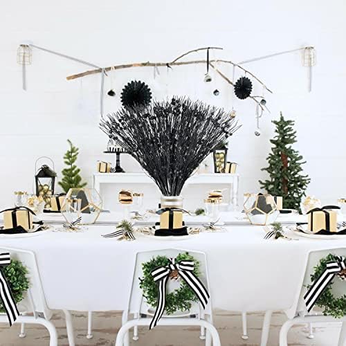 24 Pieces Christmas Glitter Berries Stems for Decor