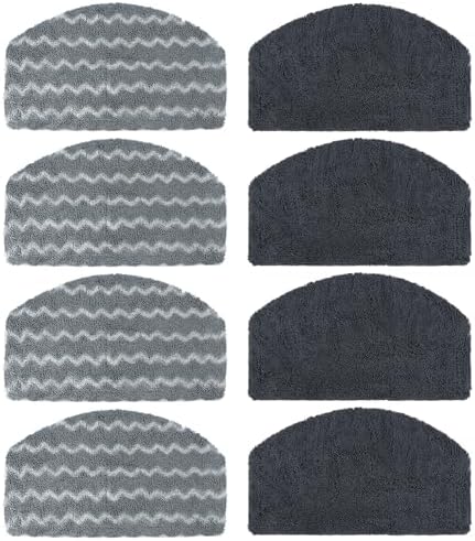 HOMEXCEL 8 Pack Steam Mop Replacement Pads for Bissell Powerfresh Models
