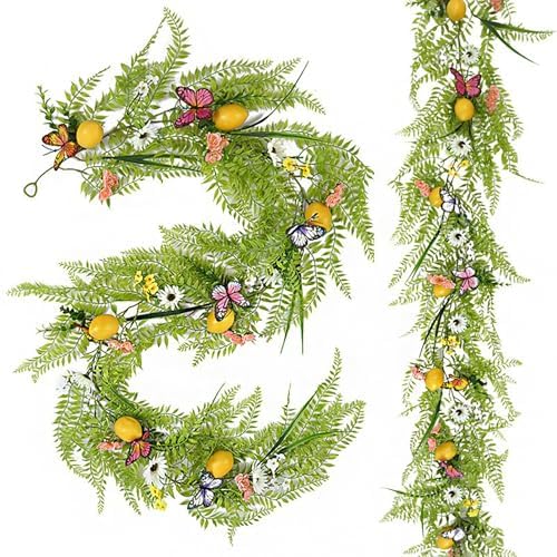 Artificial Lemon Garland 200cm Front Door Decor