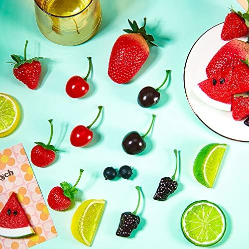 50 Pieces Artificial Fruit Set for Christmas Decor