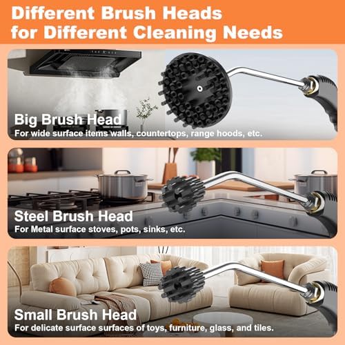 LeadGoods Pressurized Handheld Steam Cleaner