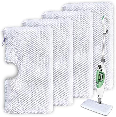 Turbo Microfiber Steam Mop Replacement Pads 4 Pack