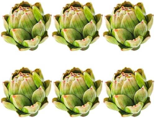 6Pcs Artificial Artichoke Decor for Home Kitchen Centerpiece