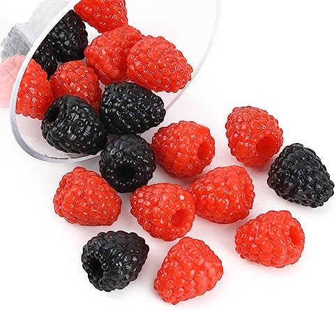 20Pcs Artificial Raspberry for Wedding Centerpieces and Home Decor