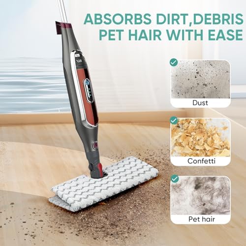 4 Pack Shark Genius Steam Mop Pads Compatible with S5003D S6002 S5004Q and S3973D