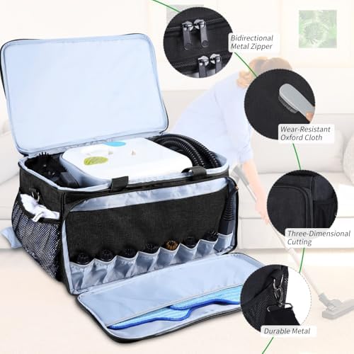 Rsobl Carry Bag for Dupray Steam Cleaner Black