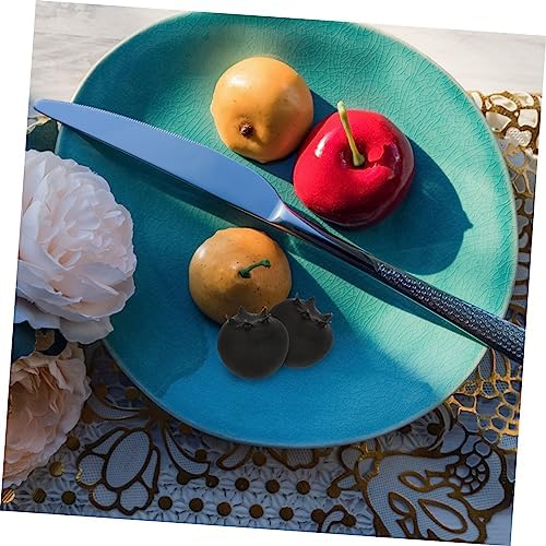 Amosfun 50Pcs Realistic Artificial Blueberry Models