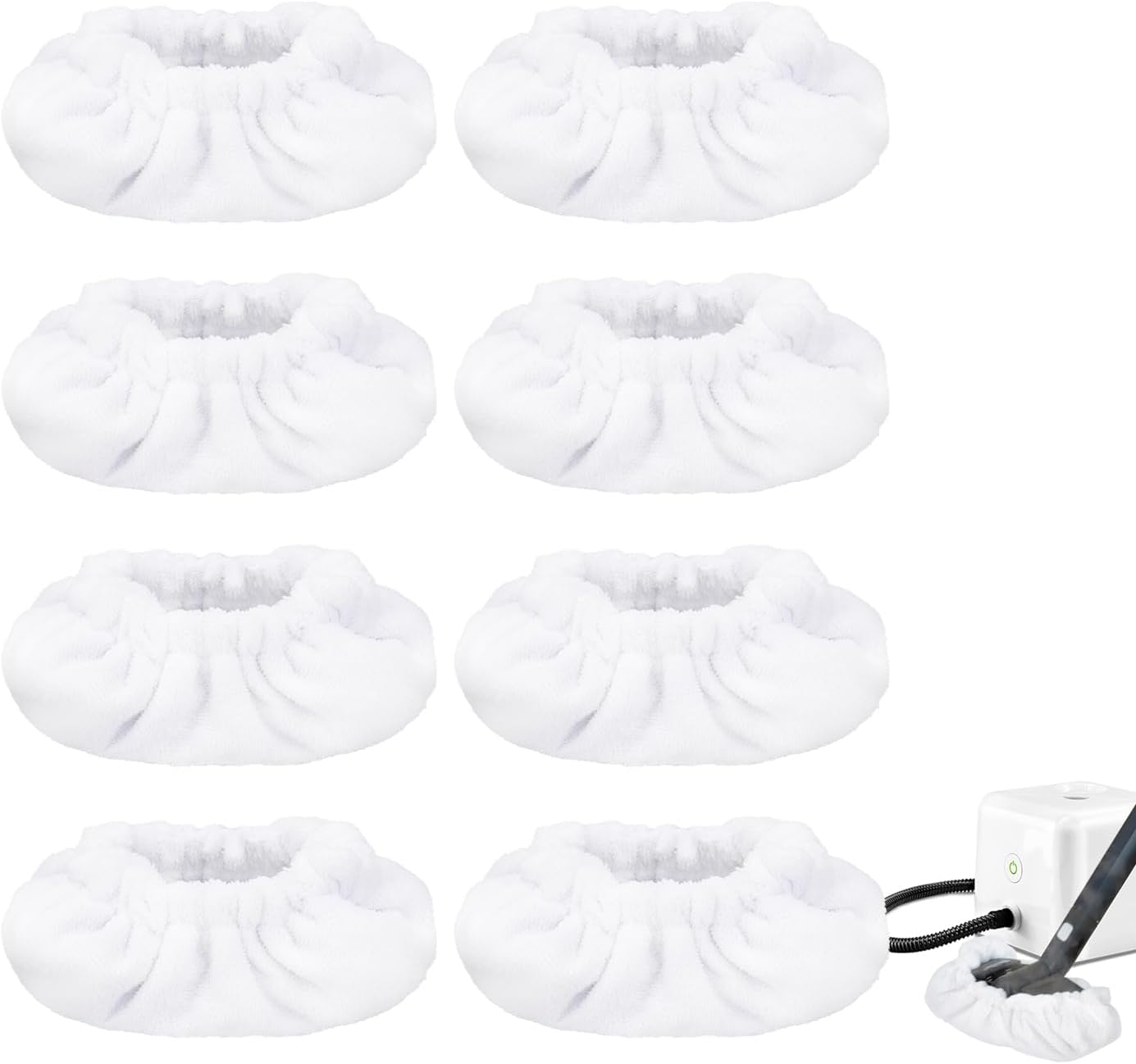 Steam Mop Pads for Neat Steam Cleaner - 8 Pack Reusable Microfiber Pads