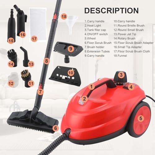 CKductpro Handheld Steam Cleaner 21L Tank
