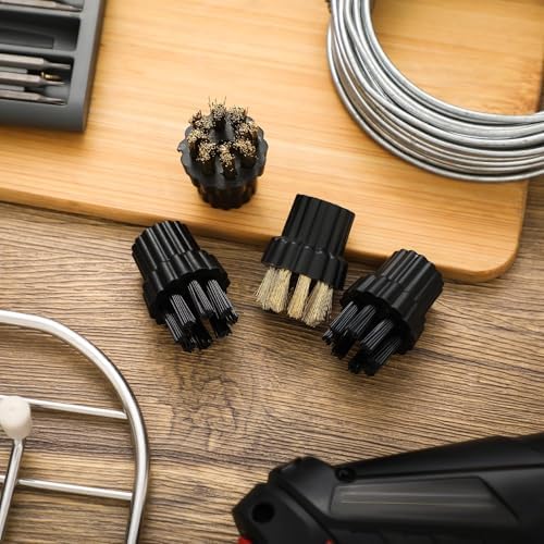 Honeydak 20 Pcs M8 Steam Cleaner Brush Heads Set