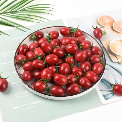 Artificial Cherry Tomatoes 25 Pcs Realistic Decoration