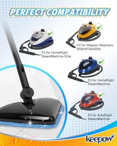 Keepow Steam Mop Pads for Wagner 905e 915e 925e