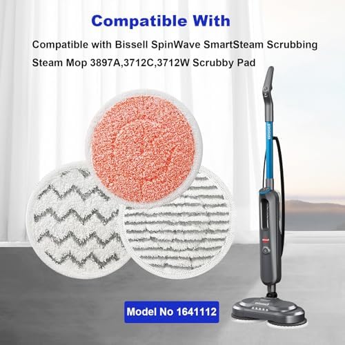 12 Pack Rotating Mop Pads for Bissell 3897A Series