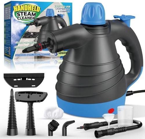 MiKoSoRu Handheld Steam Cleaner with 9pcs Accessories