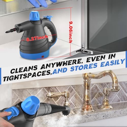 MiKoSoRu Handheld Steam Cleaner with 9pcs Accessories