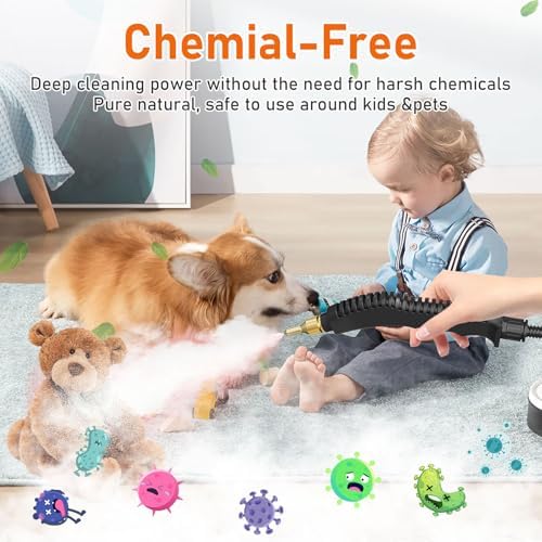 2500W Handheld Steam Cleaner for Deep Cleaning