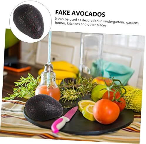 GLEAVI 6 Pcs Realistic Artificial Avocado Decorative Props