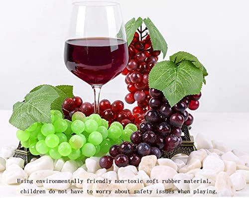 Bairdish 2 Pack Fake Black Grapes Artificial Fruit