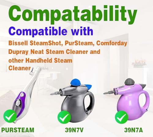 10 Pack Steam Mop Replacement Pads - Universal Reusable Washable for Steam Cleaners