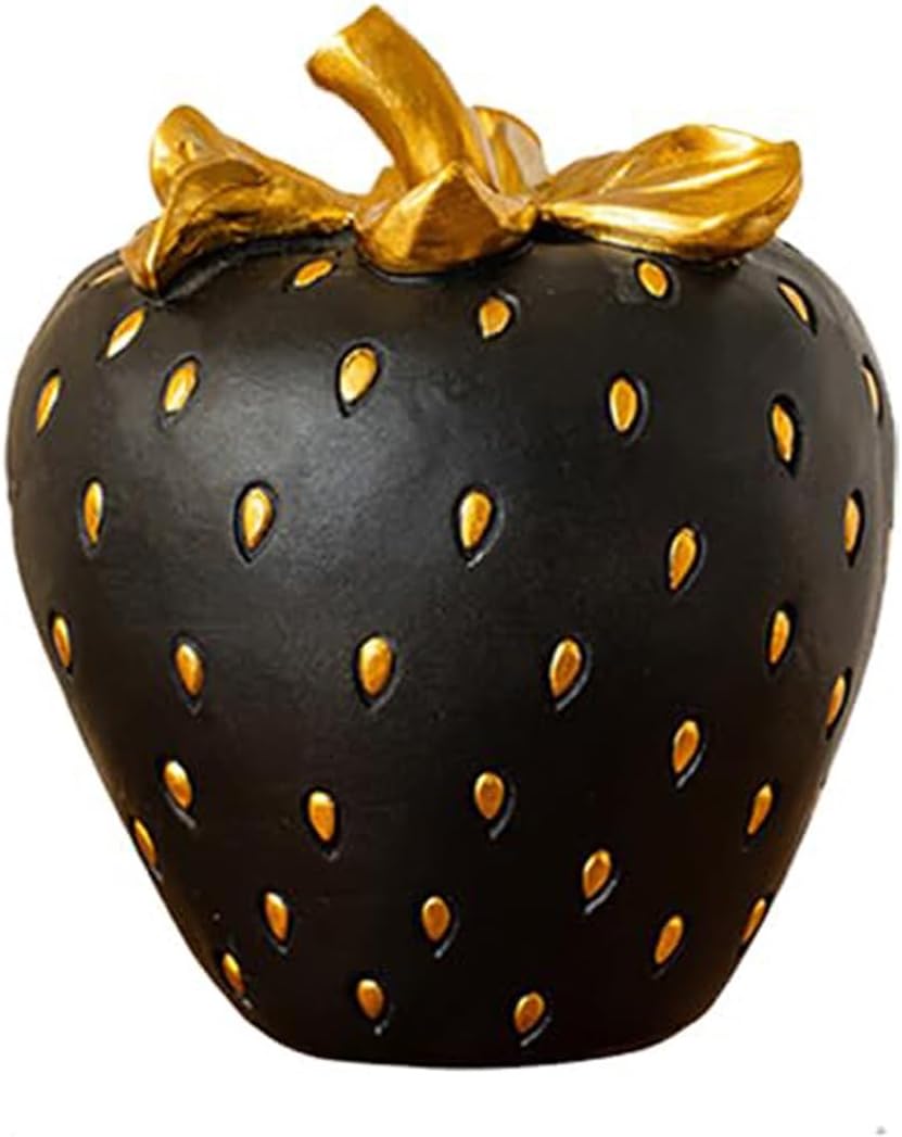 Realistic Artificial Strawberry Decor Resin Sculpture