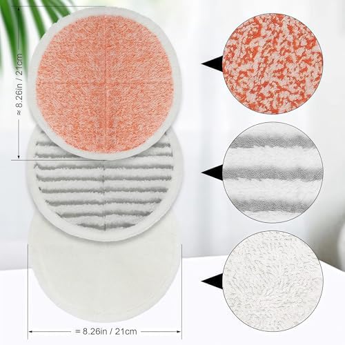 Replacement Pads for Bissell Spinwave Mop 6-Pack