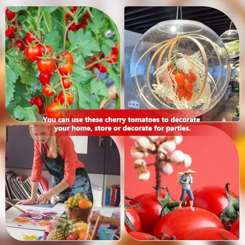 PH PandaHall Artificial Cherry Tomatoes Decor Set