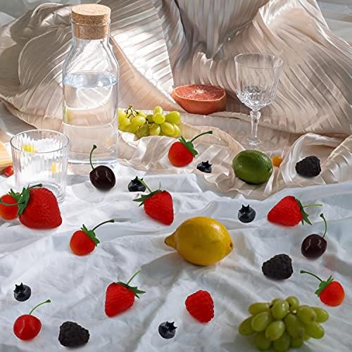 52PCS Artificial Fruit Set for Decoration and Photography