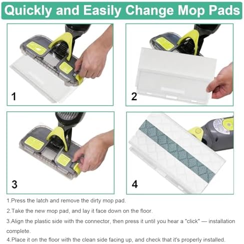 36 Pack Dhoua VACMOP Pro Replacement Pads