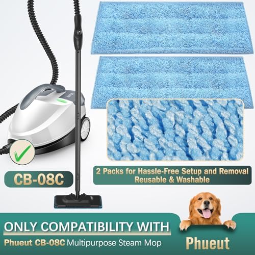 Microfiber Pads for CB-08C Steam Mop Cleaner 2 Pack