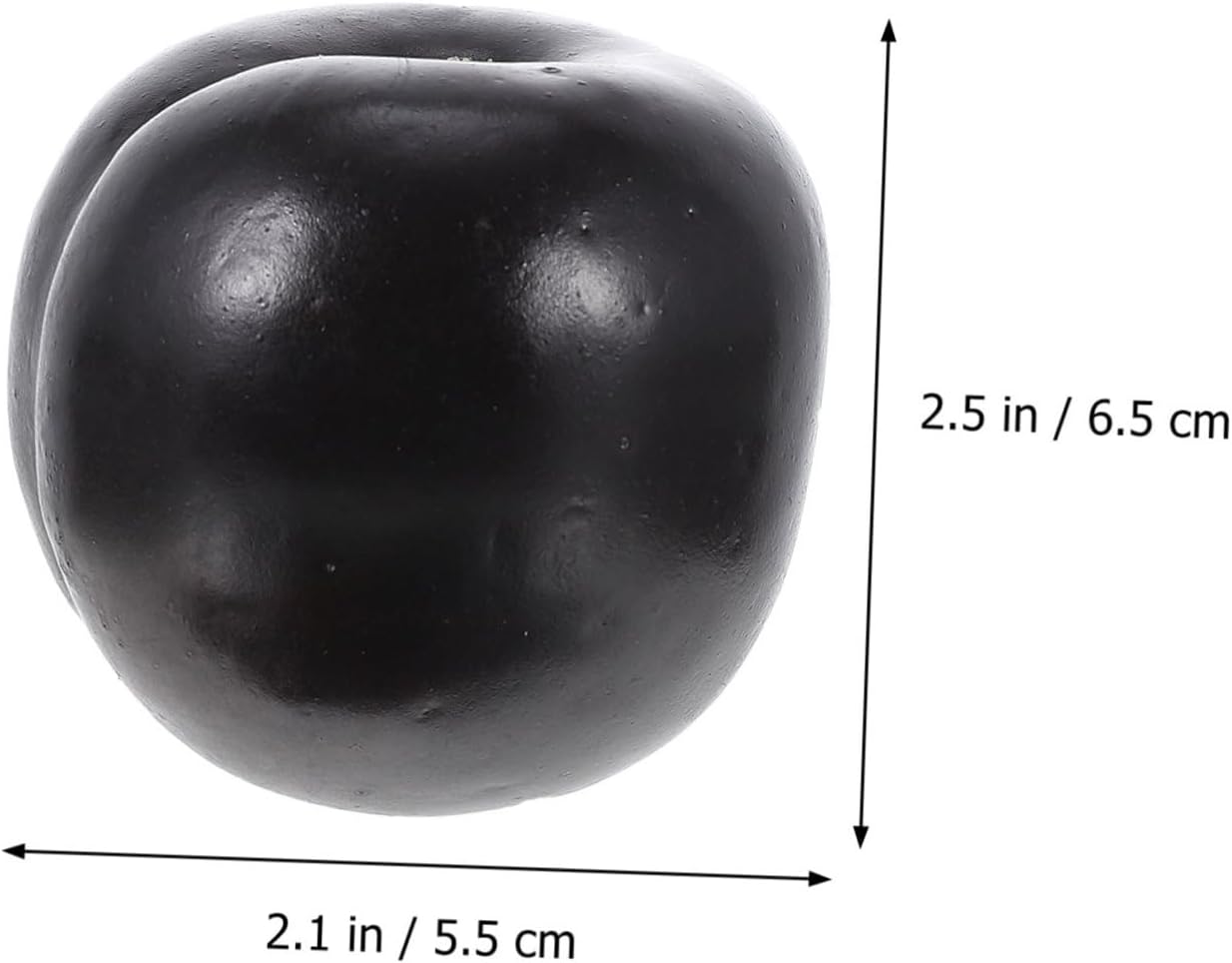 MAGICLULU 8pcs Lifelike Black Fruit Artificial Fruits for Photography Props