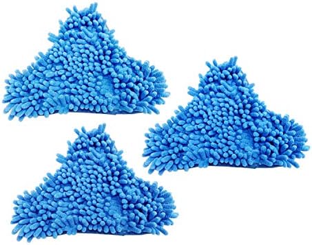 LGEGE 3 Pack H2O Steam Mop Replacement Microfiber Pads