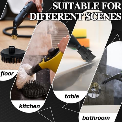 Honeydak 6 Pack Steam Cleaner Brush Heads M8 Replacement Set