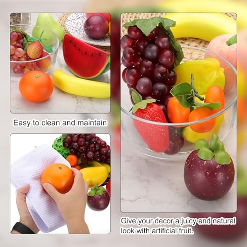 PATIKIL 2 Pcs Artificial Cherry Tomato for Home Decoration