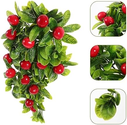 EXCEART Artificial Fruit Vine Hanging Decor