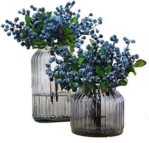 Artificial Blueberry Branches for Christmas Decor 10 Pack