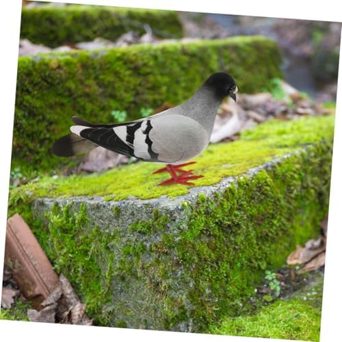 Alasum Realistic Artificial Pigeons 4pcs Garden Decor Set