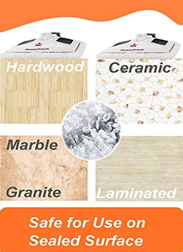 LeFix 2 Pack Washable Steam Mop Pads with Fragrance Discs