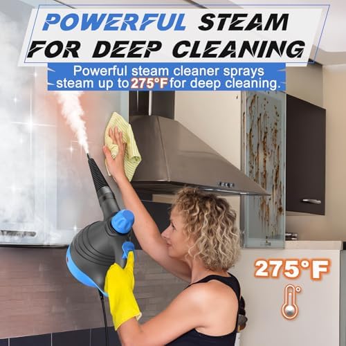 MiKoSoRu Handheld Steam Cleaner with 9pcs Accessories