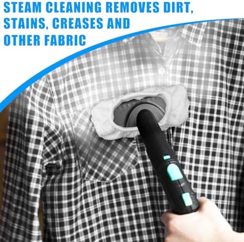 4pcs White Steam Mop Pads for Handheld Steam Cleaner