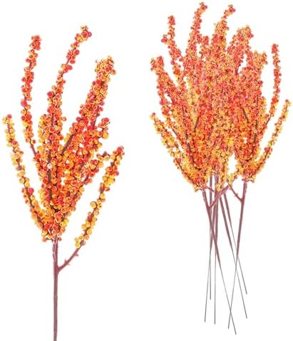 Belupai 10pcs Artificial Berry Stems 126in Christmas Decor