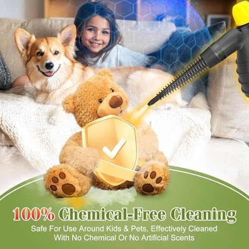 MiKoSoRu Handheld Steam Cleaner with 9pcs Accessories 1