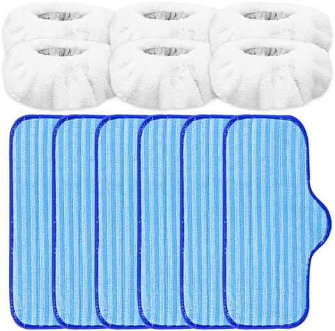 KeeTidy Reusable Microfiber Pads 66 Pack for Steam Mop