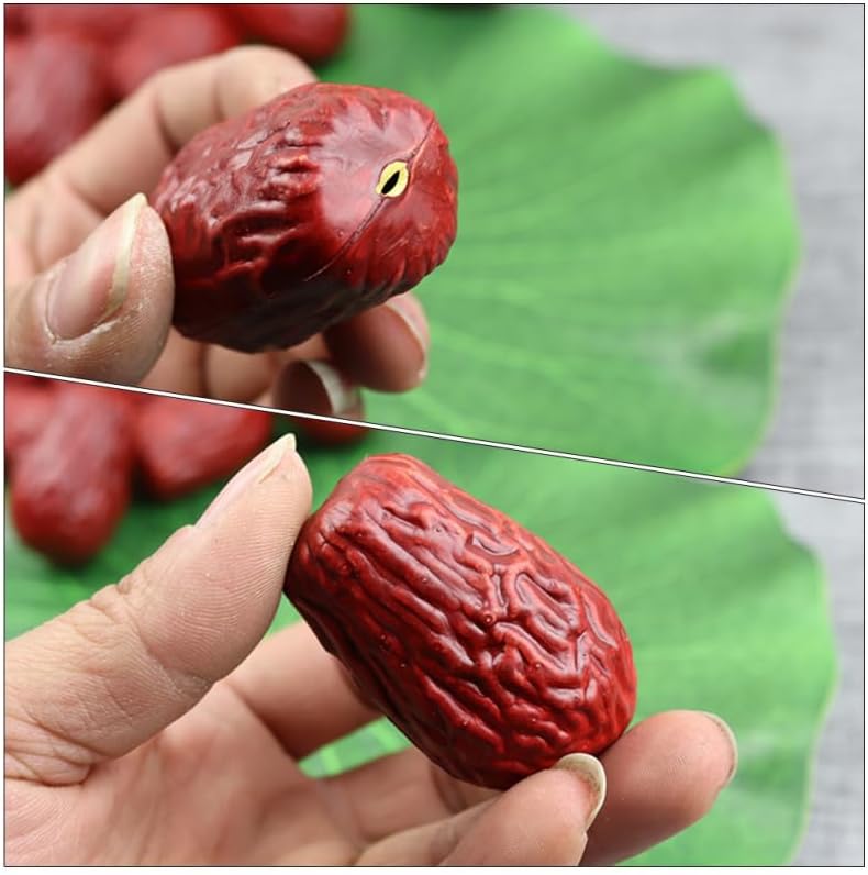 Totority Artificial Red Jujube Decorations 20Pcs