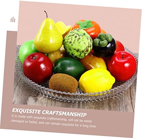PRETYZOOM 6pcs Artificial Fruit Decor for Home Photography Props