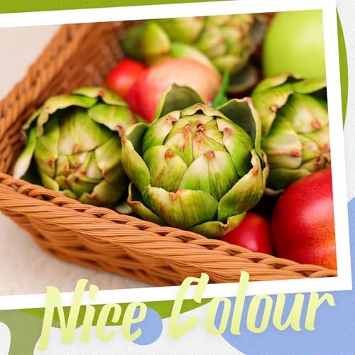 6Pcs Artificial Artichoke Decor for Home Kitchen Centerpiece