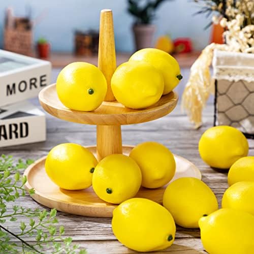 Cindeer Artificial Lemon Decorations 60 Pcs